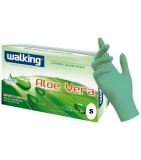 Gumikesztyű - Walking  Latex+Aloe vera 100 db S