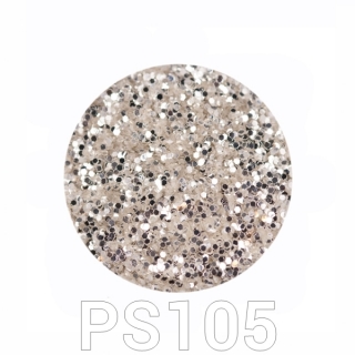 Profinails Pure Silver glitter 3g No.105 (ezüst árnyalat)
